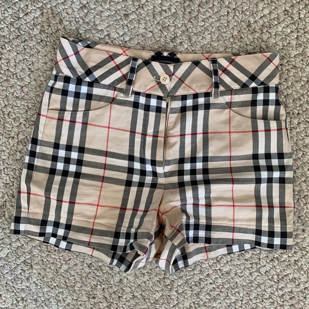 Burberry High-Waisted Shorts